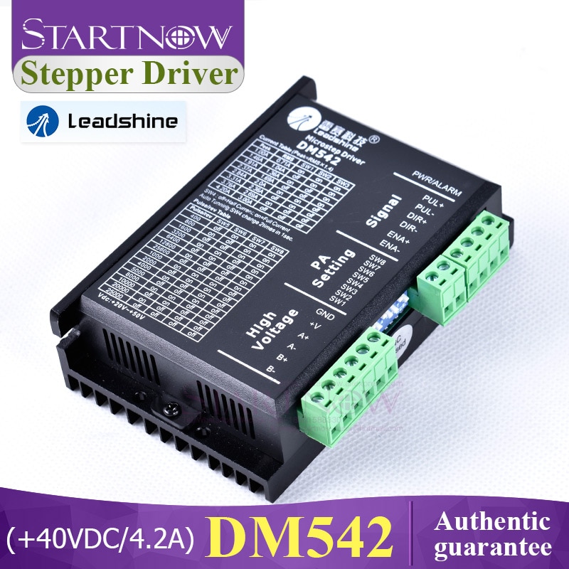 Leadshine 2 ܰ   ̹ DM542 Nema 23 Ƴα ̹ 20-50VDC ִ 4.2A CNC CO2 ܱ